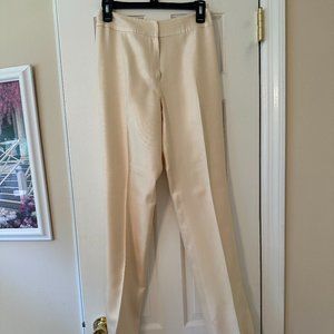 Charlisle Ecrue Slacks- Silk & Wool- Size 2